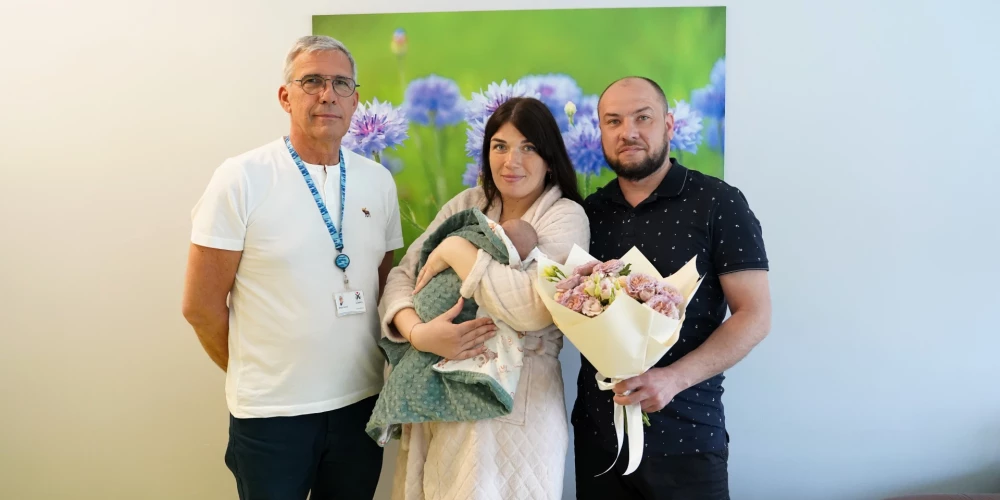 Ventspilniecei Aļinai šis ir trešais bērniņš. Mājās mazo māsiņu jau gaida divas vecākās māsas.