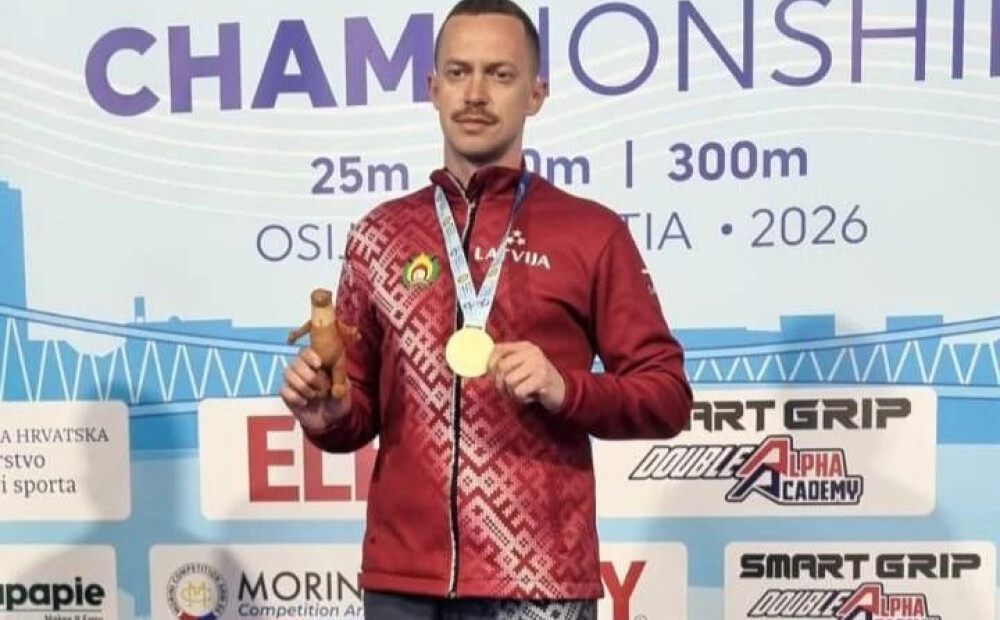 Emīls Vasermanis triumfē Eiropas čempionātā šaušanā