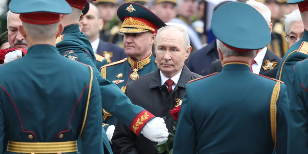 Владимир Путин 9 мая в Москве.