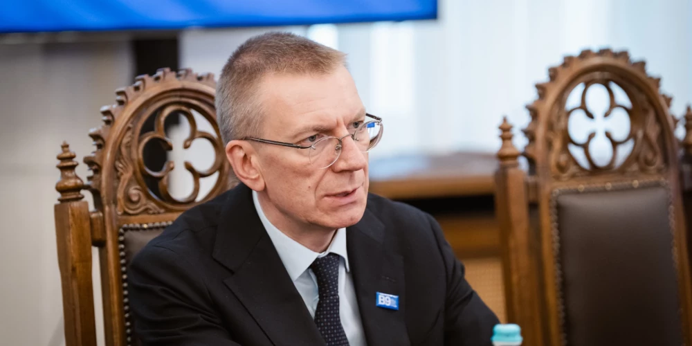 Valsts prezidents Edgars Rinkēvičs.