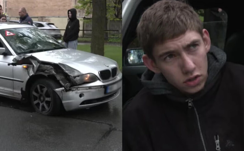 “Nespēju tikt galā ar vadību”: BMW vadītājs ar “baltajām tiesībām” ietriecas kioskā