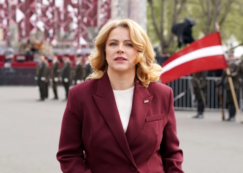 Ministru prezidente Evika Siliņa (JV). 