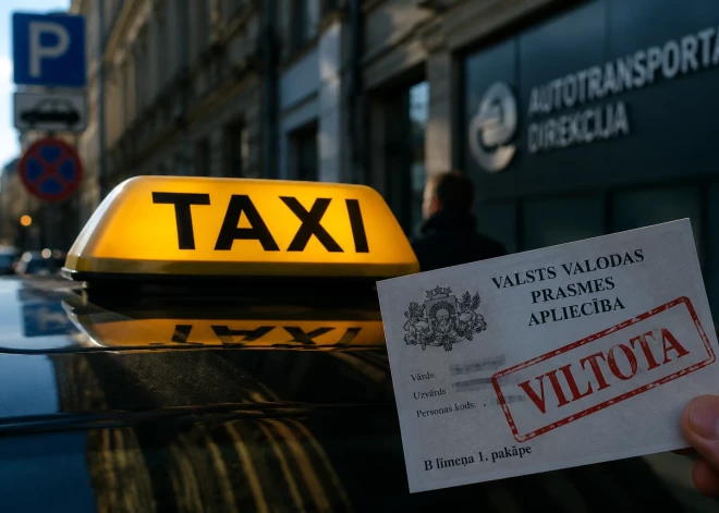 Таксистом стать не получилось: поддельная справка о знании латышского привела мужчину в суд