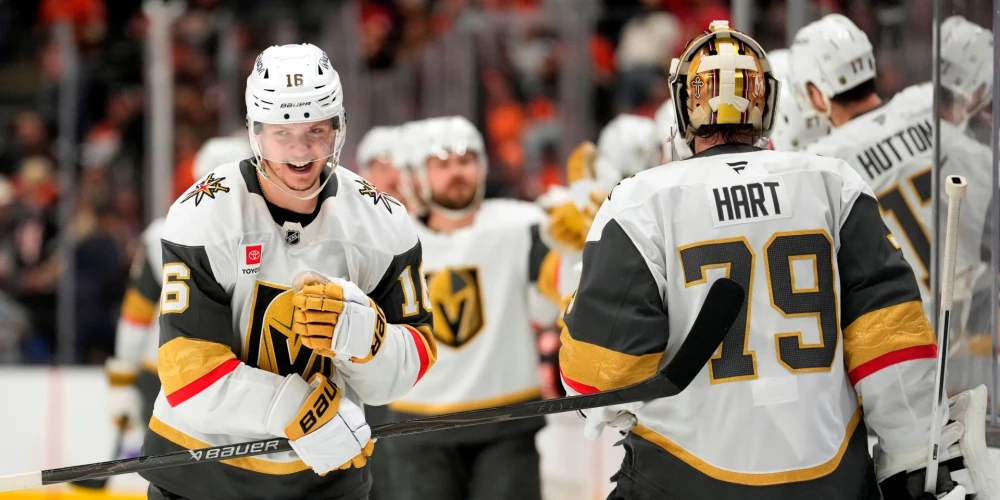 Lasvegasas "Golden Knights" atgriezusies Rietumu konferences finālā.
