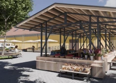 Tukumā pārbūvēs tirgus laukuma centrālo daļu