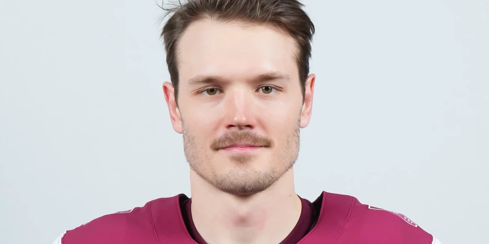 Latvijas hokeja izlases kapteinis Rūdolfs Balcers.