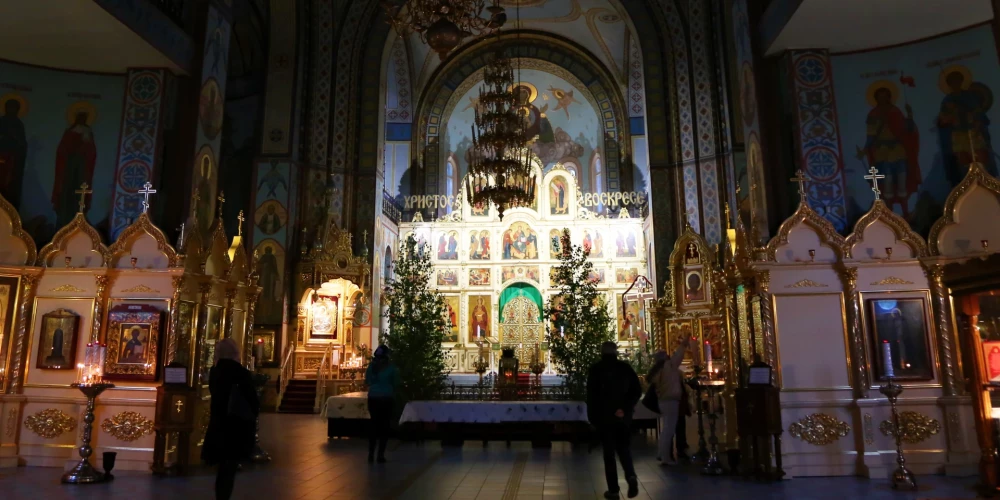 В Соборе Рождества Христова в Риге.