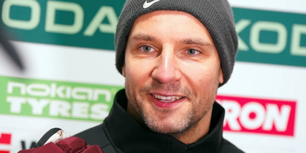 Latvijas izlases treneris Raimonds Vilkoits.