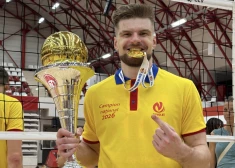Rumānijas čempions Jānis Eduards Medenis gatavs gūto pieredzi likt lietā Latvijas volejbola valstsvienībā