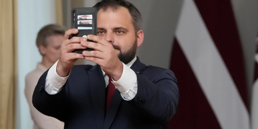 "Jaunās Vienotības" Saeimas frakcijas priekšsēdētājs Edmunds Jurēvics