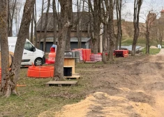 Bauskas novada pašvaldība turpina Pilskalna parka teritorijas labiekārtošanu