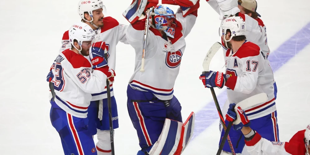 Austrumu konferences pusfināla sērijas septītajā mačā "Canadiens" viesos ar 3:2 pārspēja Bufalo "Sabres".