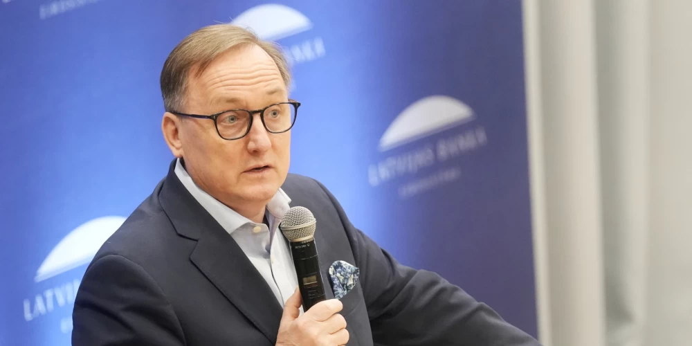 Latvijas Bankas prezidents Mārtiņš Kazāks.