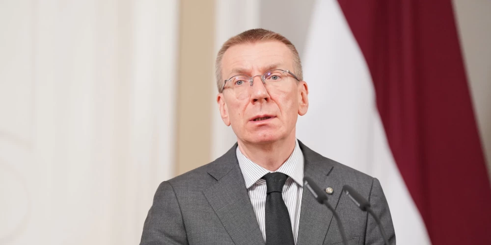 Valsts prezidents Edgars Rinkēvičs.