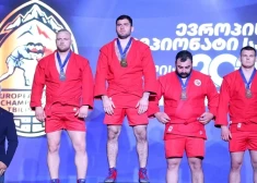 Латвийский самбист взял серебро на турнире, где играл гимн России