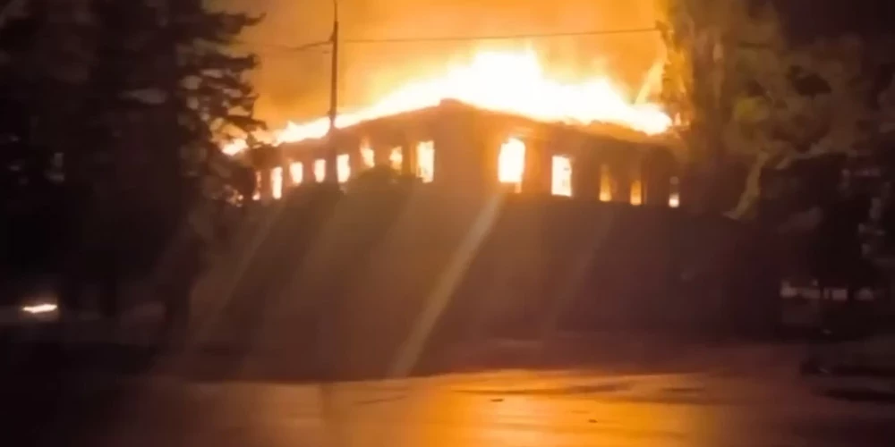 Krievijas armijas objekts atradās okupētajā Sņežnajā Doneckas apgabalā.