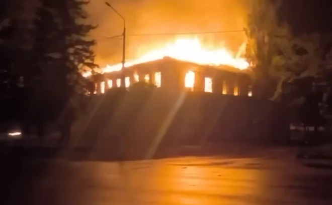 Krievijas armijas objekts atradās okupētajā Sņežnajā Doneckas apgabalā.