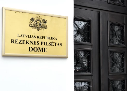 Paziņojums par iespējamu gaisa telpas apdraudējumu pārtrauc Rēzeknes novada domes sēdi. 