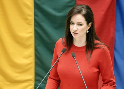 Lietuvas premjerministre Inga Ruginiene.