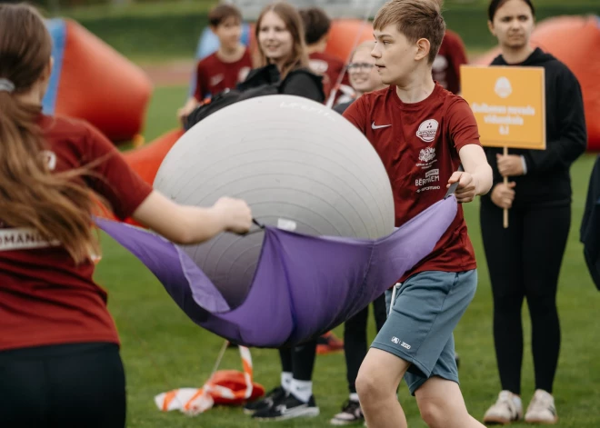 "Sporto visa klase" sacensības (foto: Latvijas Olimpiskā komiteja)