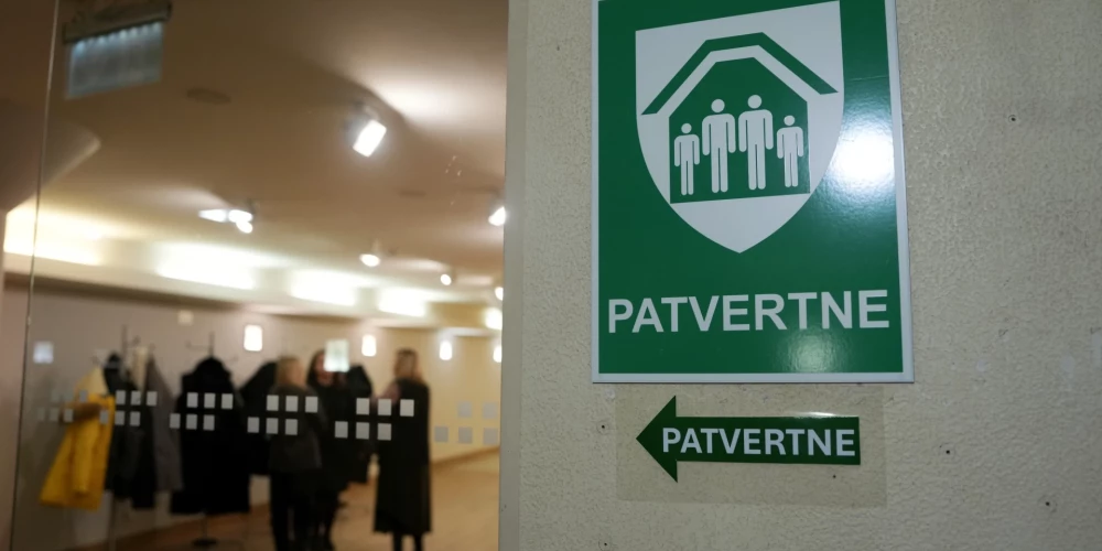 Patvertne Rātslaukumā.