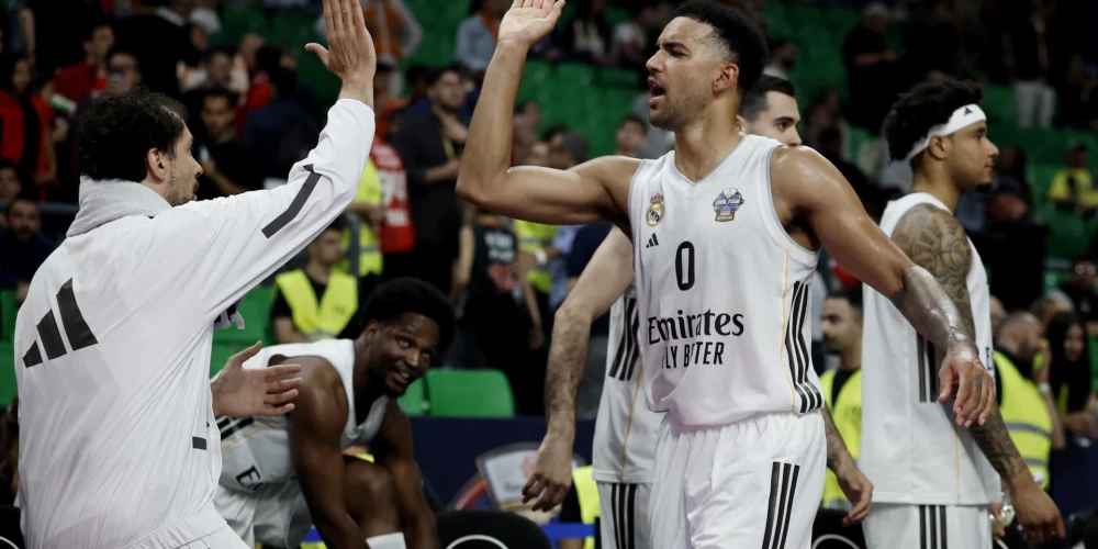 ULEB Eirolīgas pusfinālā "Real" pārliecinoši pārspēja "Valencia".