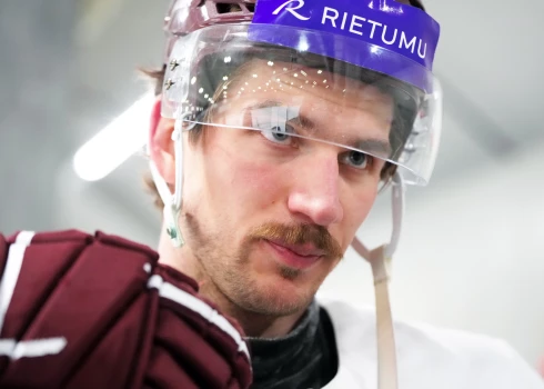 Valstsvienības uzbrucējs Filips Buncis.