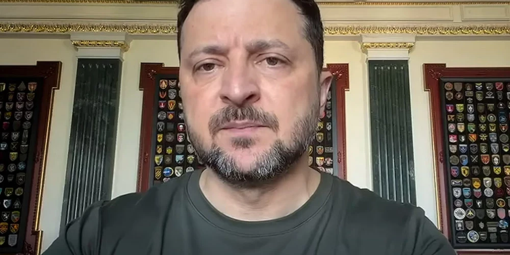 Zelenskis uzsvēra, ka agresoram ir jāuzņemas sekas.