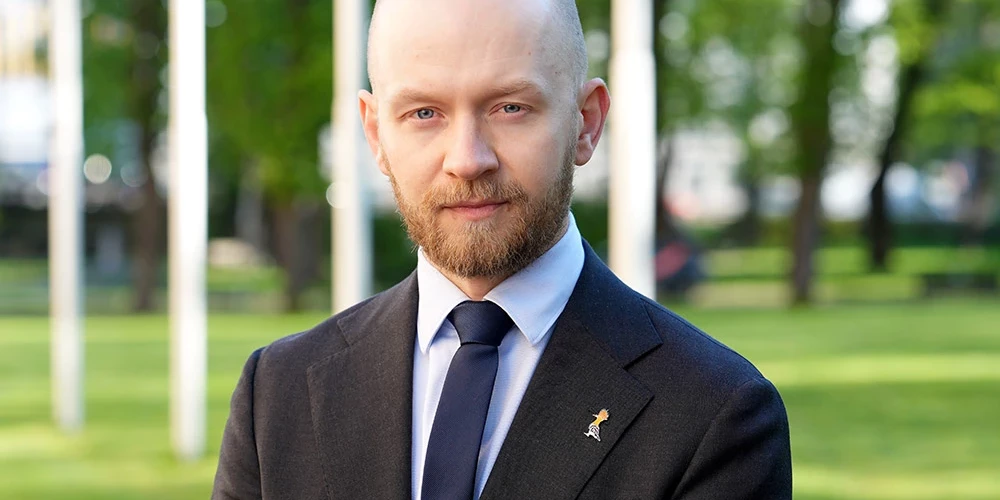 "Progresīvo" Saeimas frakcijas vadītājs un partijas līdzpriekšsēdētājs Andris Šuvajevs.