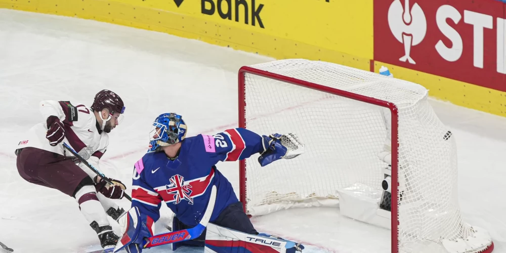 Latvija neatstāj cerības Lielbritānijai (foto: Guntis Lazdāns/LHF)
