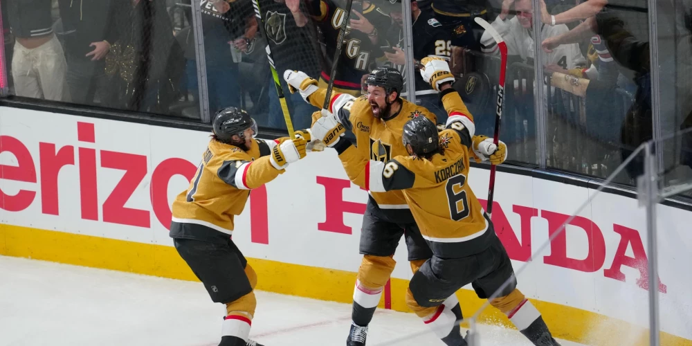 Lasvegasas "Golden Knights" tuvu tam, lai atgrieztos Stenlija kausa finālā. 
