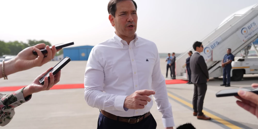 ASV valsts sekretārs Marko Rubio par vienošanos paudis piesardzīgu optimismu.