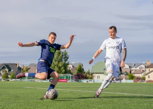 "Ogre United" pret "Grobiņu" aizvadījusi maču, kurā netrūka ne drāmas, ne skaistu vārtu.