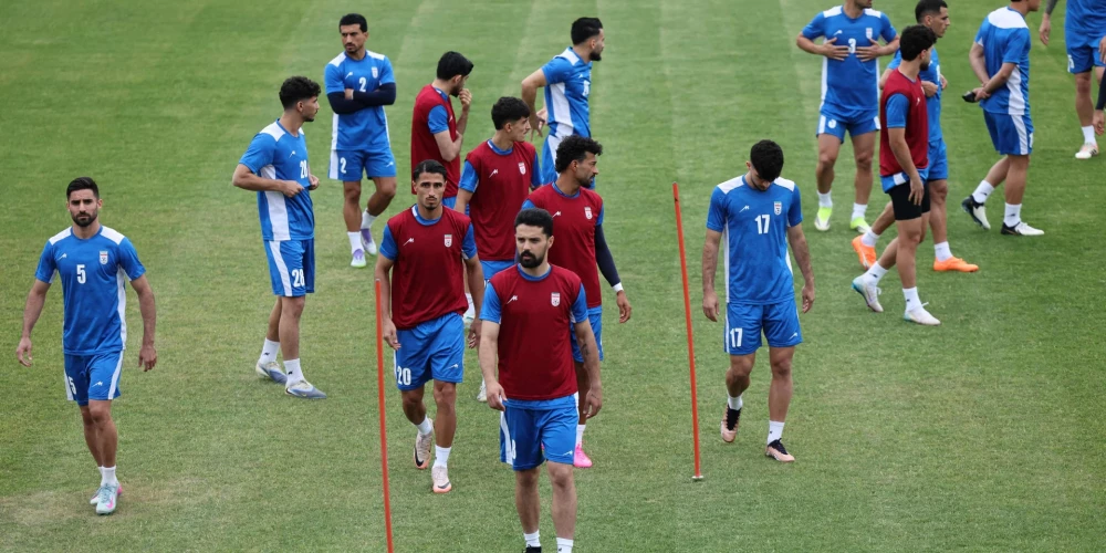 Irānas futbola izlase Pasaules kausam gatavojas Turcijā.