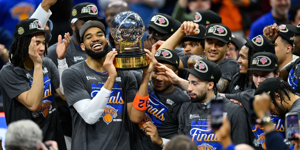Ņujorkas "Knicks" atgriežas NBA finālā. 
