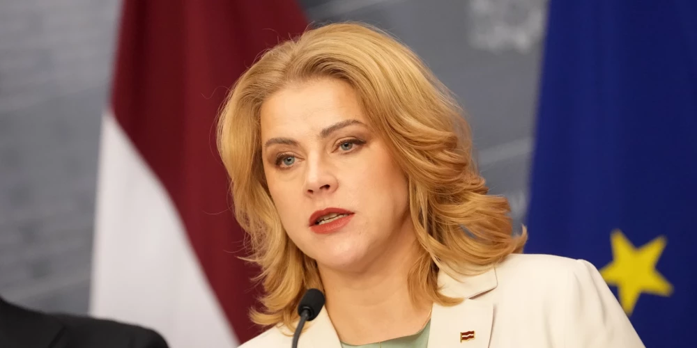 Demisionējusī premjere Evika Siliņa.