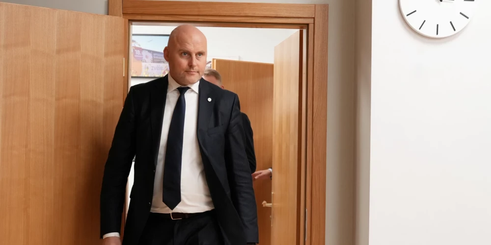 Ministru prezidenta amatam izvirzītais "Apvienotā saraksta" politiķis Andris Kulbergs. 
