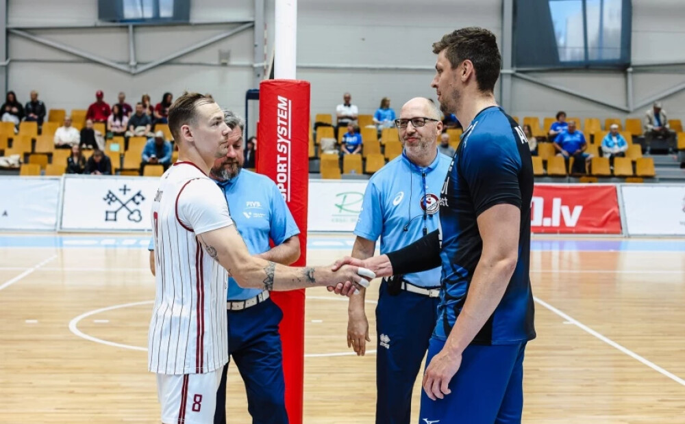 Latvijas volejbola izlases zaudē pārbaudes spēlēs pirms Eiropas čempionāta