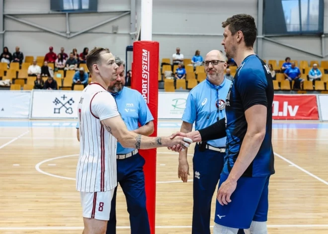 Latvijas volejbola izlases zaudē pārbaudes spēlēs pirms Eiropas čempionāta