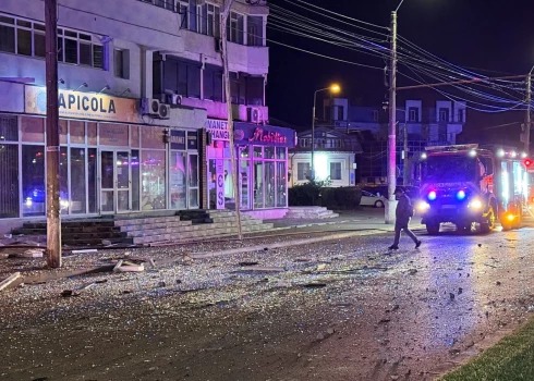 Место ЧП в Румынии.