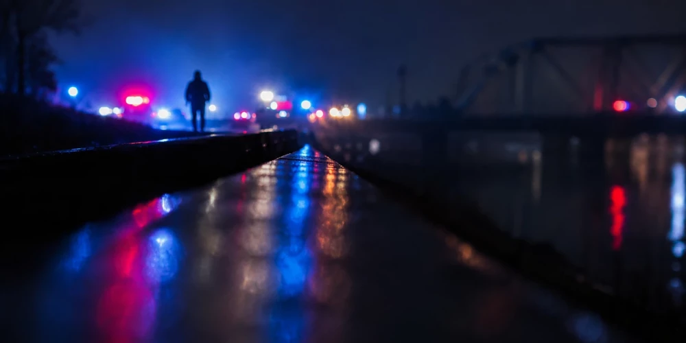 Молодой человек оказался на перилах моста, но помощь пришла вовремя (иллюстративное фото).