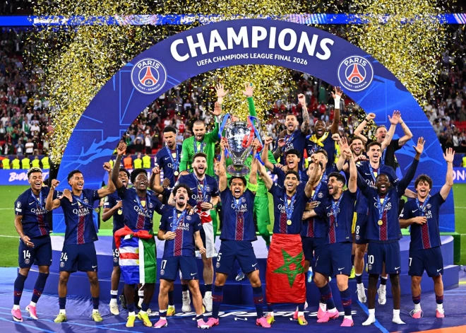 PSG otro gadu pēc kārtas triumfējot UEFA Čempionu līgā.