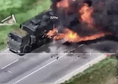 "Viņi dedzina visu!" Krievu militārie blogeri brīdina par Krievijas loģistikas sabrukumu Ukrainas dronu uzbrukumu dēļ
