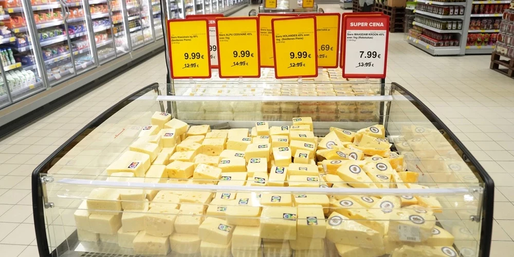 Продукты питания съедают пятую часть доходов жителей Латвии.