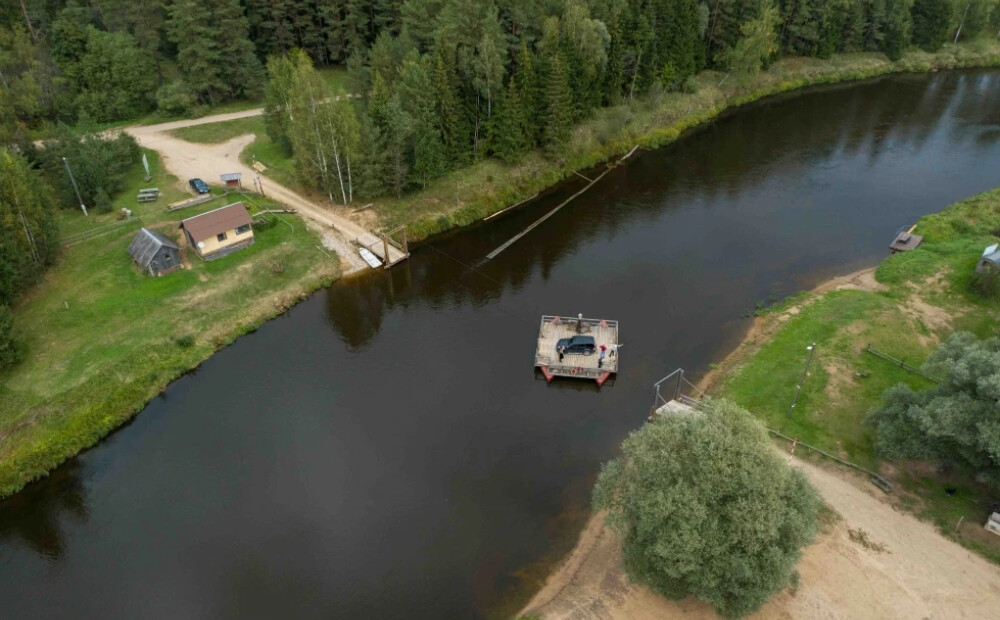Līgatnes pārceltuve pēc apjomīga remonta atsākusi darbu