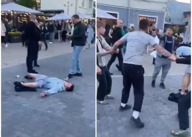 VIDEO: masveida kautiņš Jūrmalas svētku laikā izraisa sašutumu soctīklos