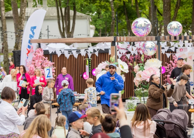 Dārza svētki Bērnu klīniskajā universitātes slimnīcā (publicitātes foto)
