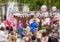 Veselīgas svinēšanas tematikā aizvadīti Bērnu slimnīcas 11. Dārza svētki. FOTO