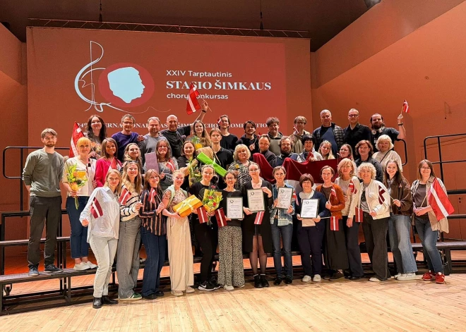 Jauktais koris “Ventspils” triumfē prestižā konkursā Klaipēdā