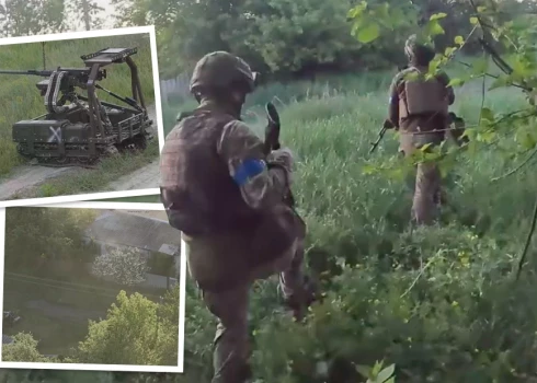 115. brigādes trieciena un izlūkošanas grupa attīrīja Novoplatonivkas ciemu no Krievijas karavīriem, kuriem bija izdevies tajā iekļūt.